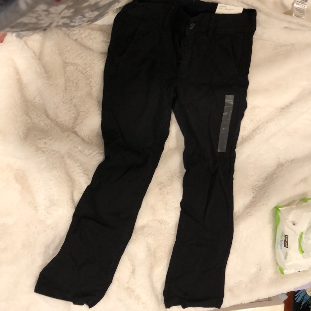 Skinny kick black pants short size nine